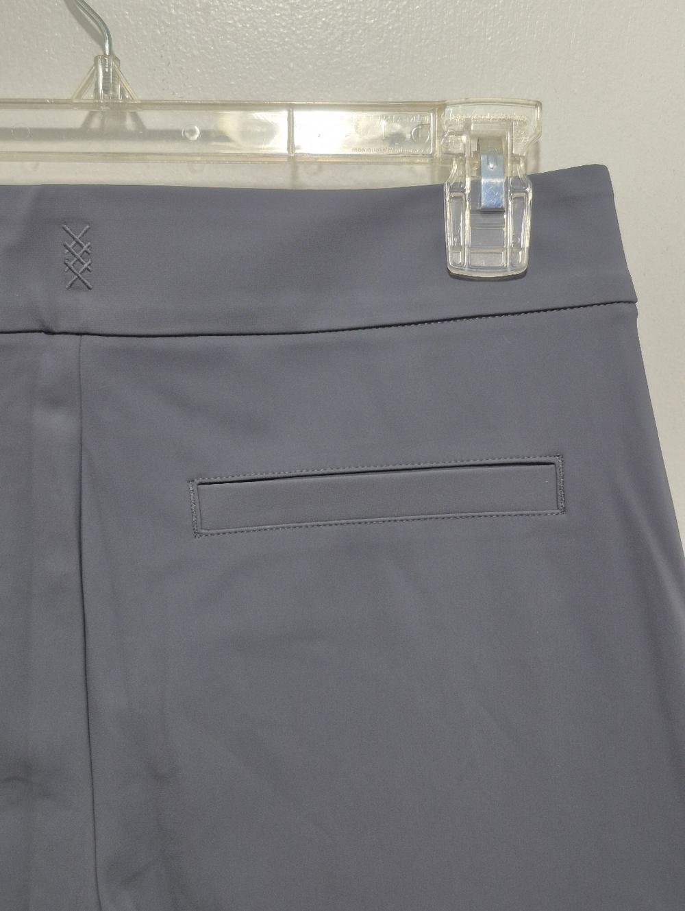 Rhone Double Bonded Slate Blue Trouser Pants  SIZE 6 Stretch Moisture Wicking